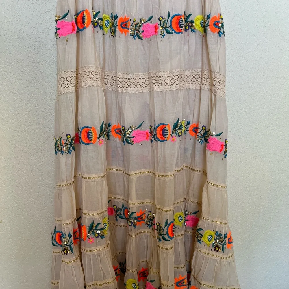 Boston Proper Neon Pop Strapless Dress - Picture 12 of 14